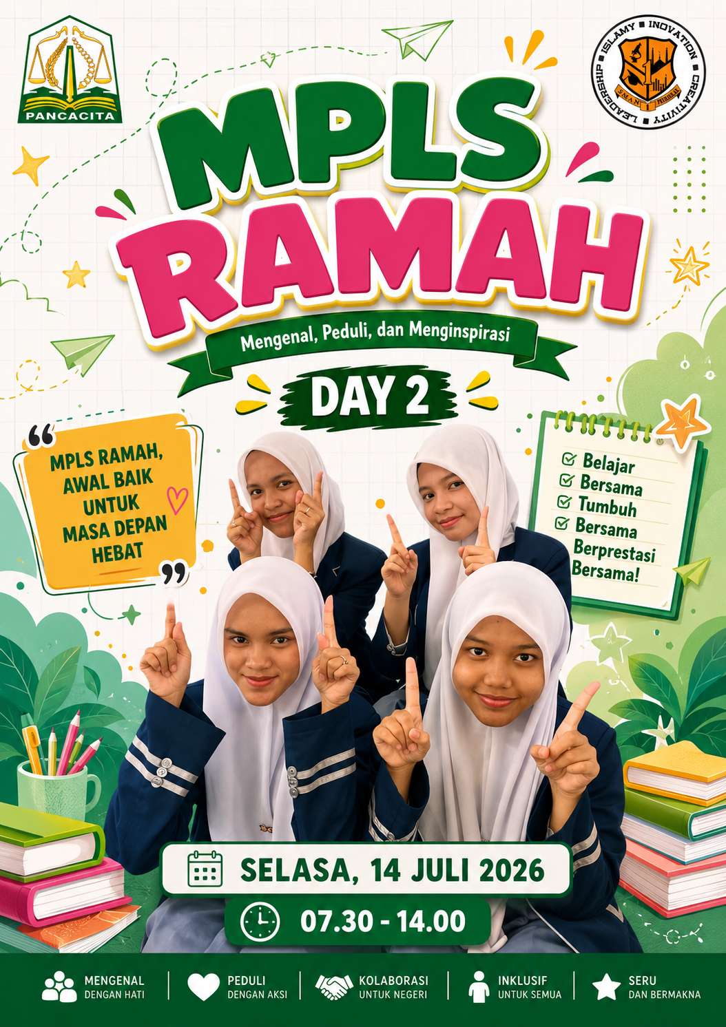 MPLS RAMAH DAY 2: Membentuk Karakter, Menggali Potensi, dan Mempererat Kebersamaan Siswa